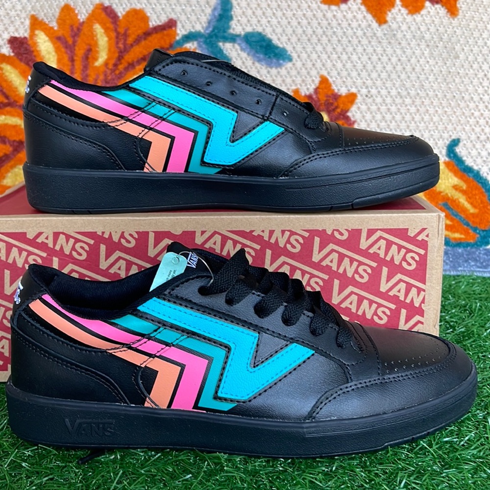 Vans Men’s Lowland Cc Fader Black/Multi sneakers